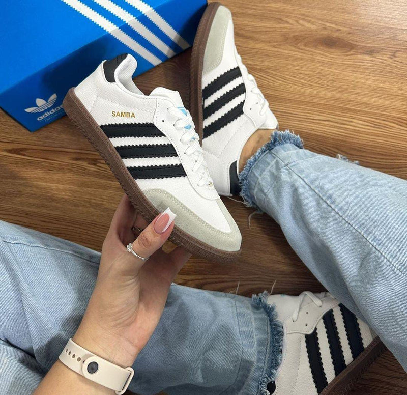 Adidas-SAMBA branco