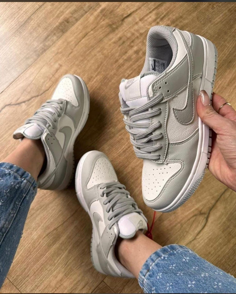 Nike Dunk - cinza/branco