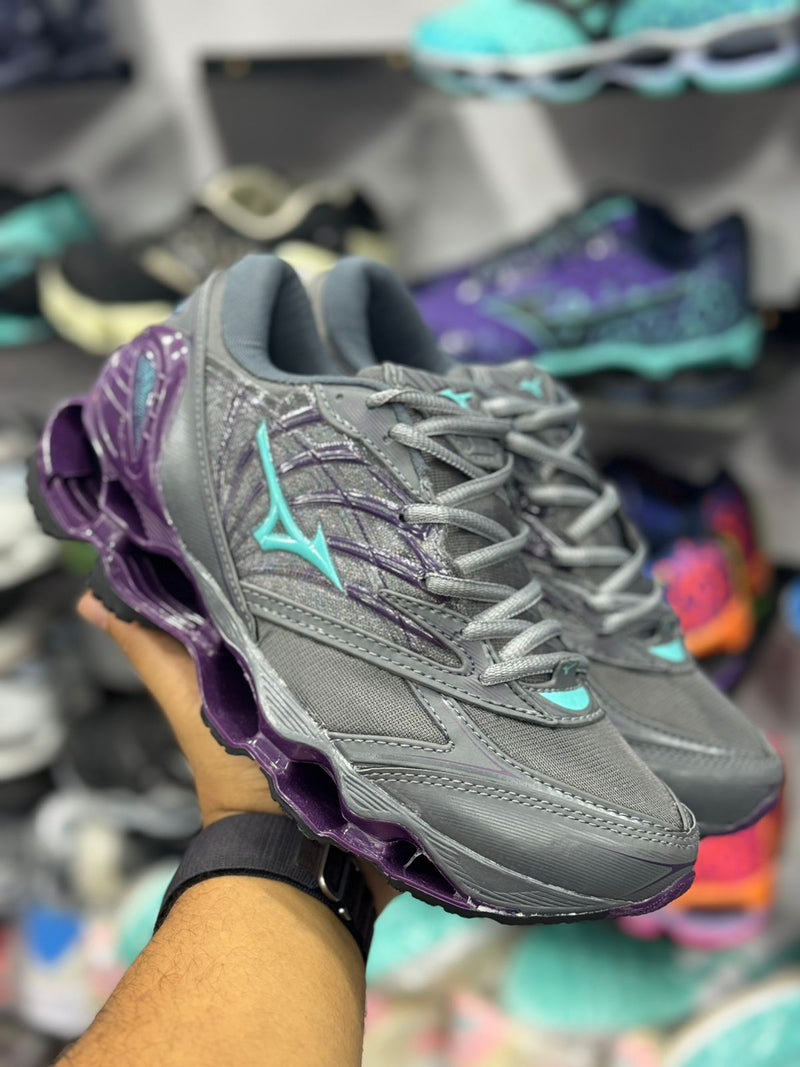 Mizuno Wave Pro 8 - cinza/roxo