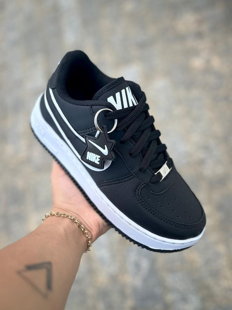 Nike Air Force Chaveirinho - PRETO