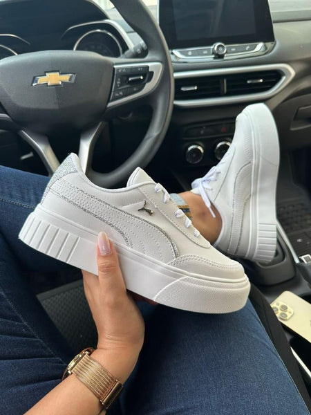 Puma Mayze 2 - BRANCO/PRATA